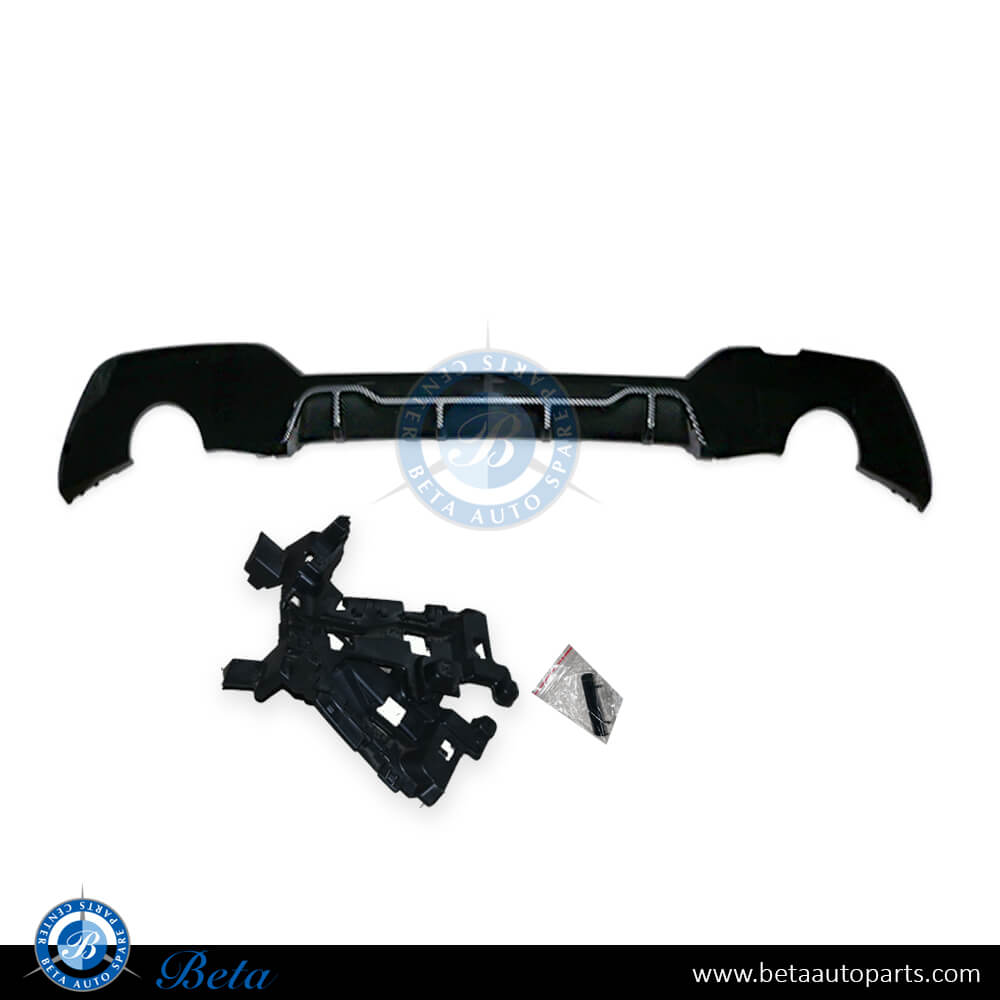 Rear Diffuser M-Competition for M-Tek 330i Carbon for BMW 3 Series G20 2019-Up models, Part Number 51192455856 Rear Diffuser M-Competition for M-Tek 330i Carbon for BMW 3 Series G20 2019-Up models, Part Number 51192455856
